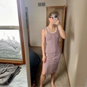 Striped Tight Summer Dress Size S